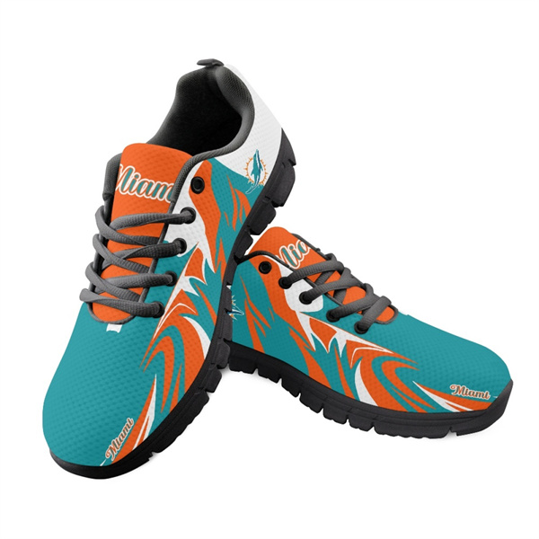 Women's Miami Dolphins AQ Running Shoes 005 Women's Miami Dolphins AQ Running Shoes 005