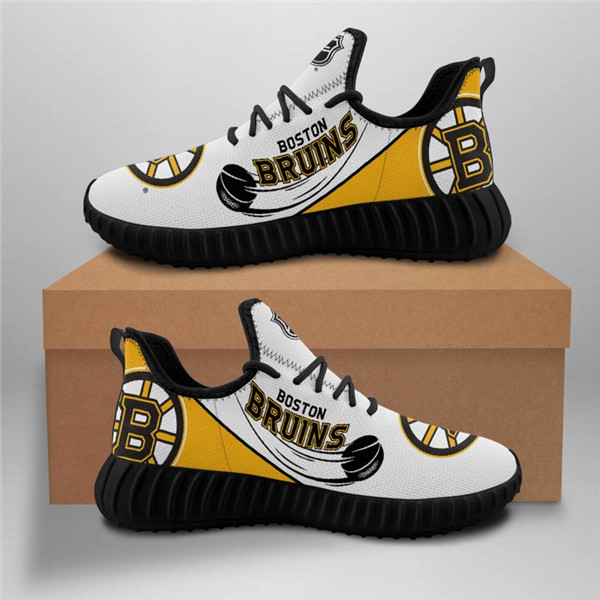 Women's Boston Bruins Mesh Knit Sneakers/Shoes 002 Women's Boston Bruins Mesh Knit Sneakers/Shoes 002