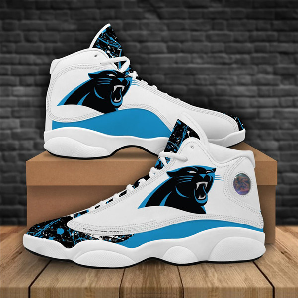 Men's Carolina Panthers Limited Edition JD13 Sneakers 001 Men's Carolina Panthers Limited Edition JD13 Sneakers 001