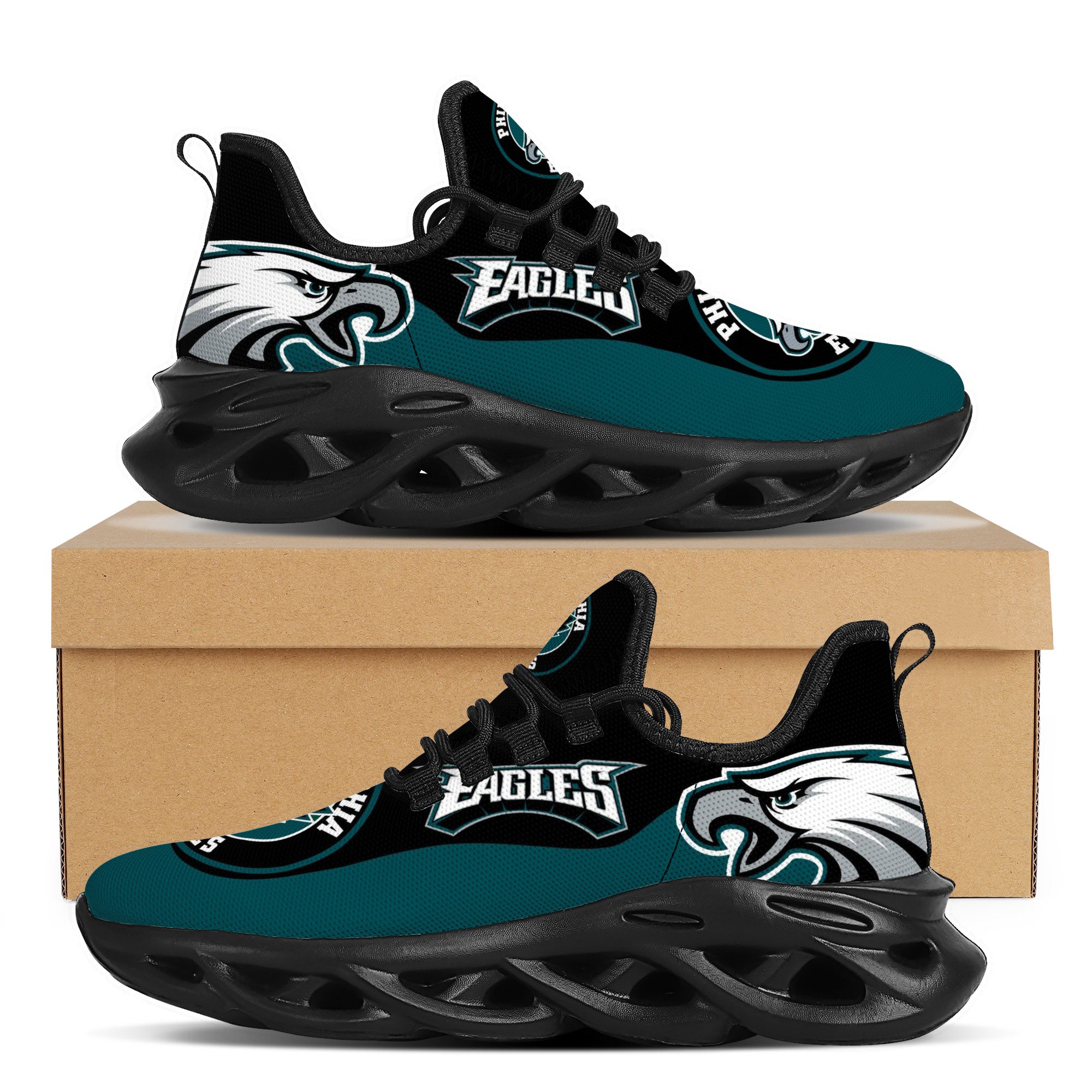 Men's Philadelphia Eagles Flex Control Sneakers 001 Men's Philadelphia Eagles Flex Control Sneakers 001