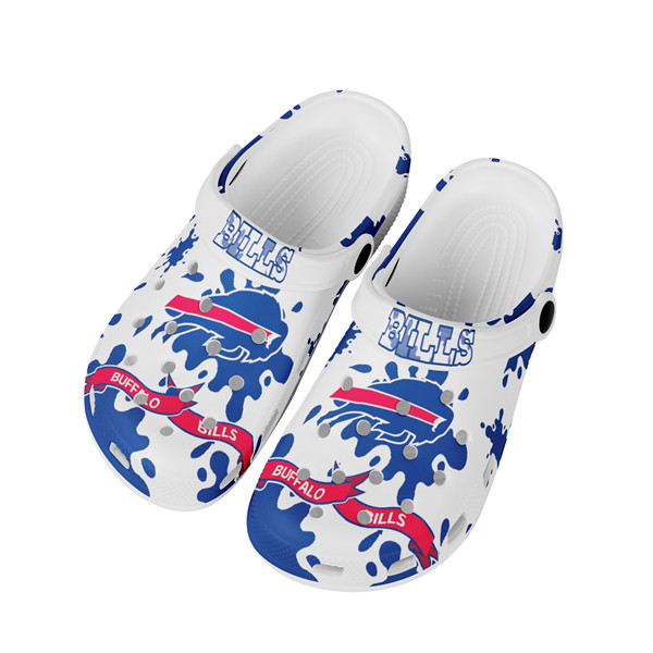 Women's Buffalo Bills Bayaband Clog Shoes 002 Women's Buffalo Bills Bayaband Clog Shoes 002