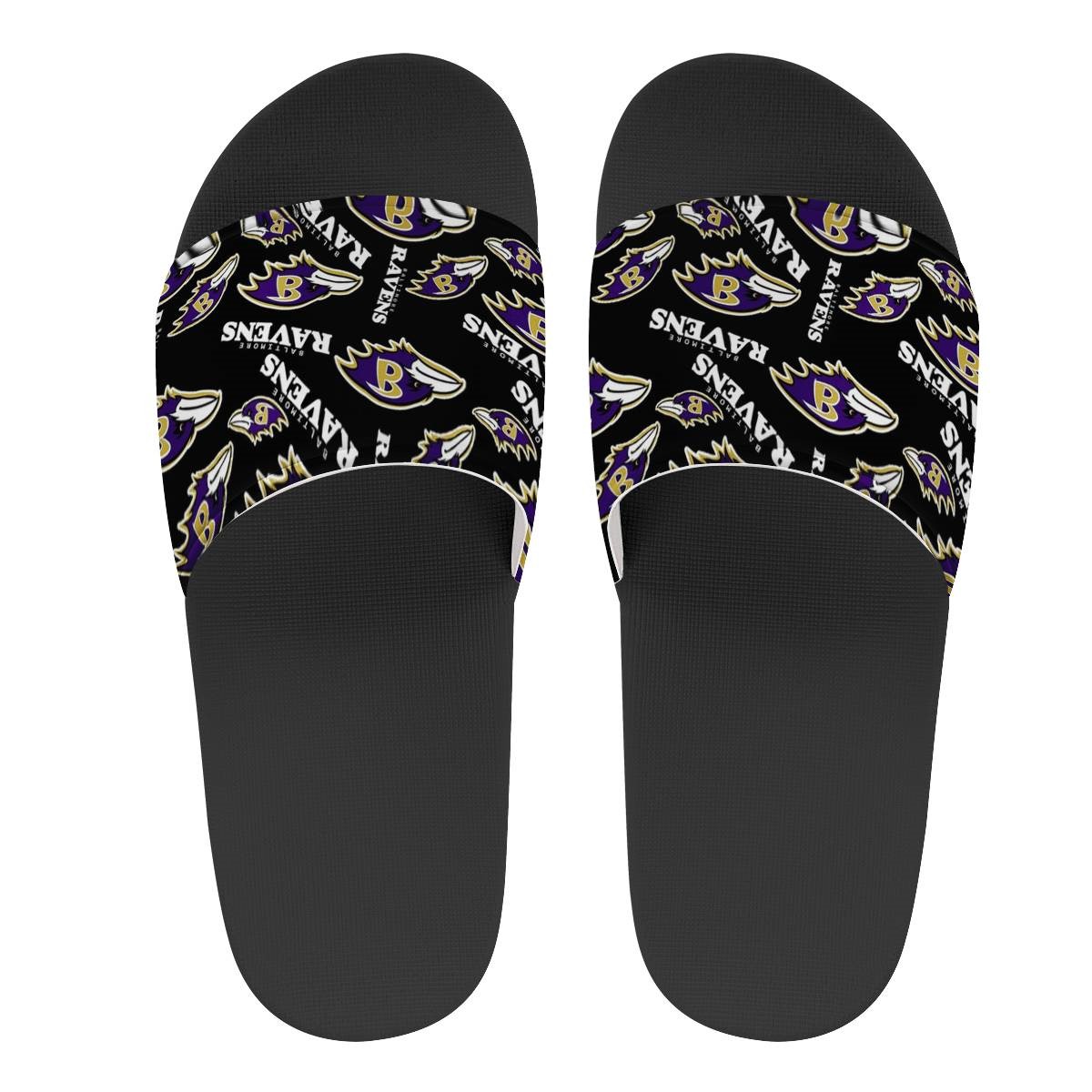 Men's Baltimore Ravens Flip Flops 003 Men's Baltimore Ravens Flip Flops 003