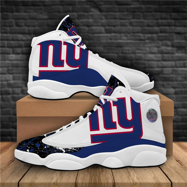 Men's New York Giants Limited Edition JD13 Sneakers 002 Men's New York Giants Limited Edition JD13 Sneakers 002