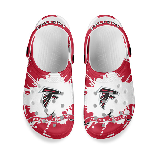 Women's Atlanta Falcons Bayaband Clog Shoes 001 Women's Atlanta Falcons Bayaband Clog Shoes 001