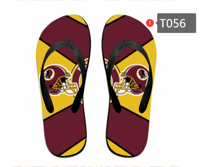 All Sizes Washington Redskins Flip Flops T056(Pls check description for details) All Sizes Washington Redskins Flip Flops T056(Pls check description for details)