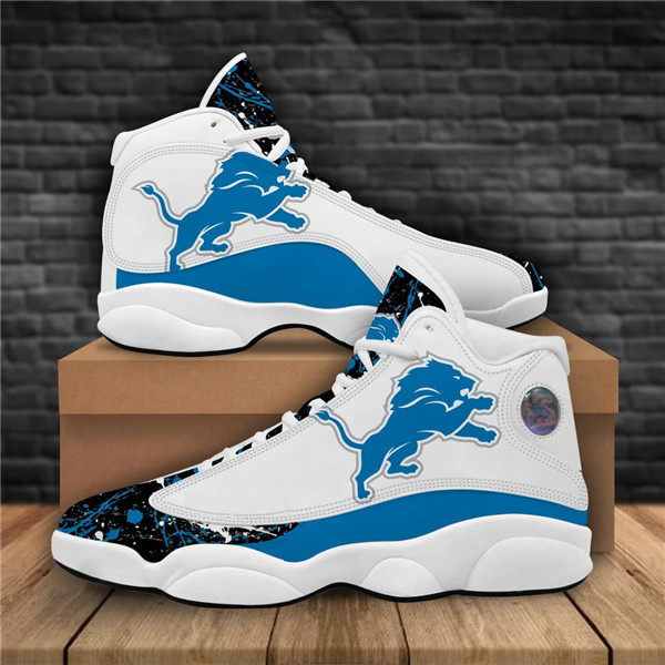 Women's Detroit Lions Limited Edition JD13 Sneakers 001 Women's Detroit Lions Limited Edition JD13 Sneakers 001