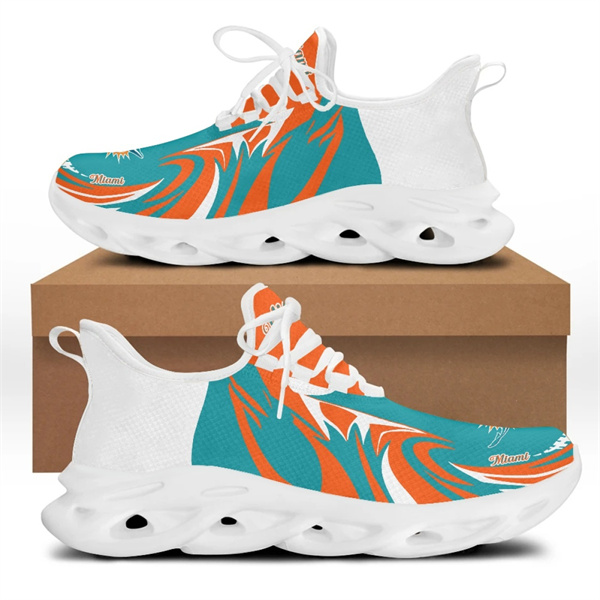 Men's Miami Dolphins Flex Control Sneakers 0012 Men's Miami Dolphins Flex Control Sneakers 0012