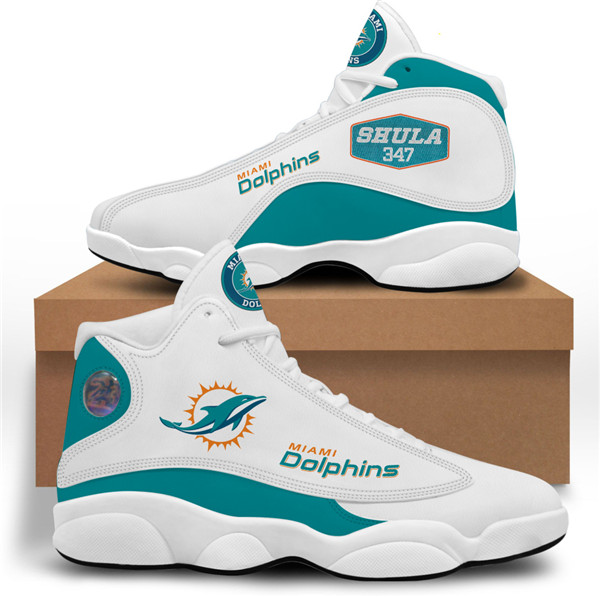 Women's Miami Dolphins Limited Edition JD13 Sneakers 004 Women's Miami Dolphins Limited Edition JD13 Sneakers 004