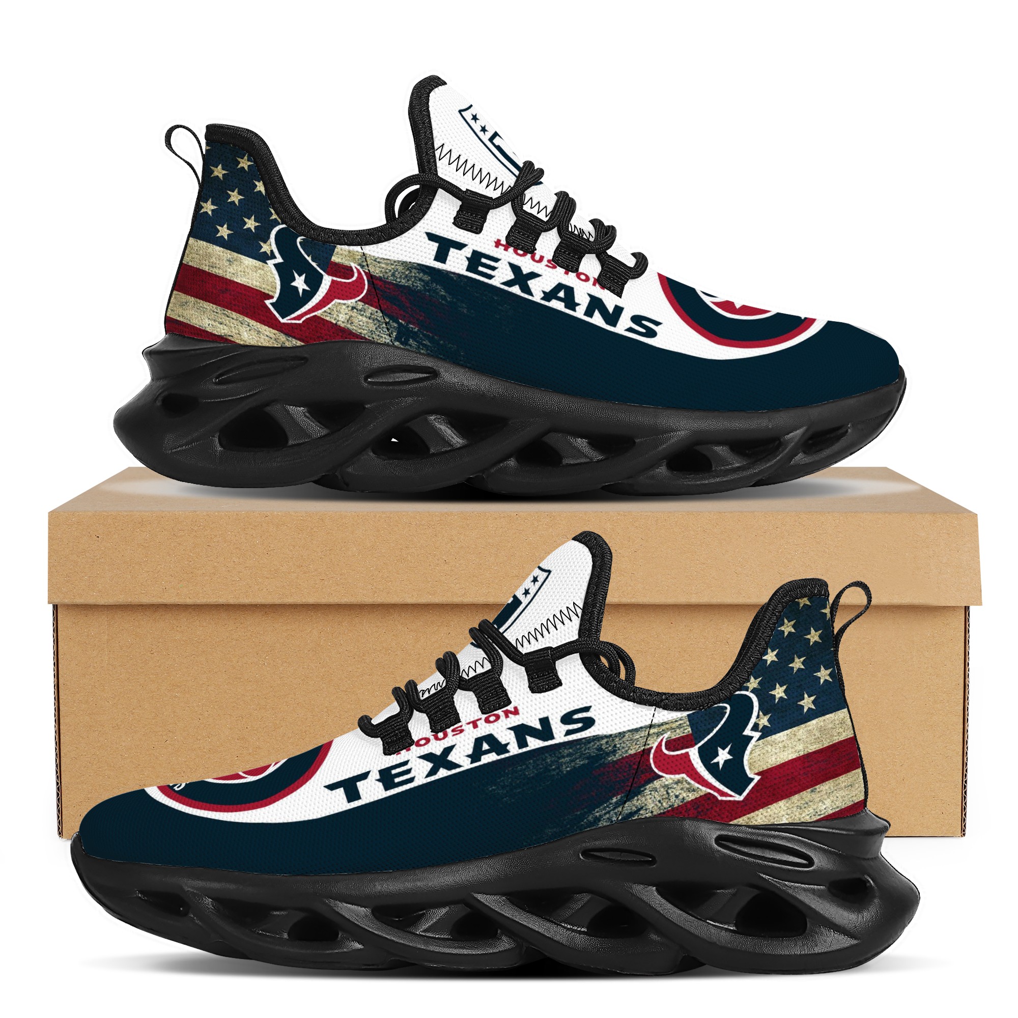 Women's Houston Texans Flex Control Sneakers 003 Women's Houston Texans Flex Control Sneakers 003