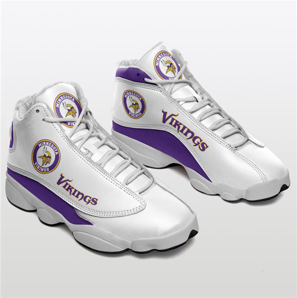 Men's Minnesota Vikings Limited Edition JD13 Sneakers 002 Men's Minnesota Vikings Limited Edition JD13 Sneakers 002