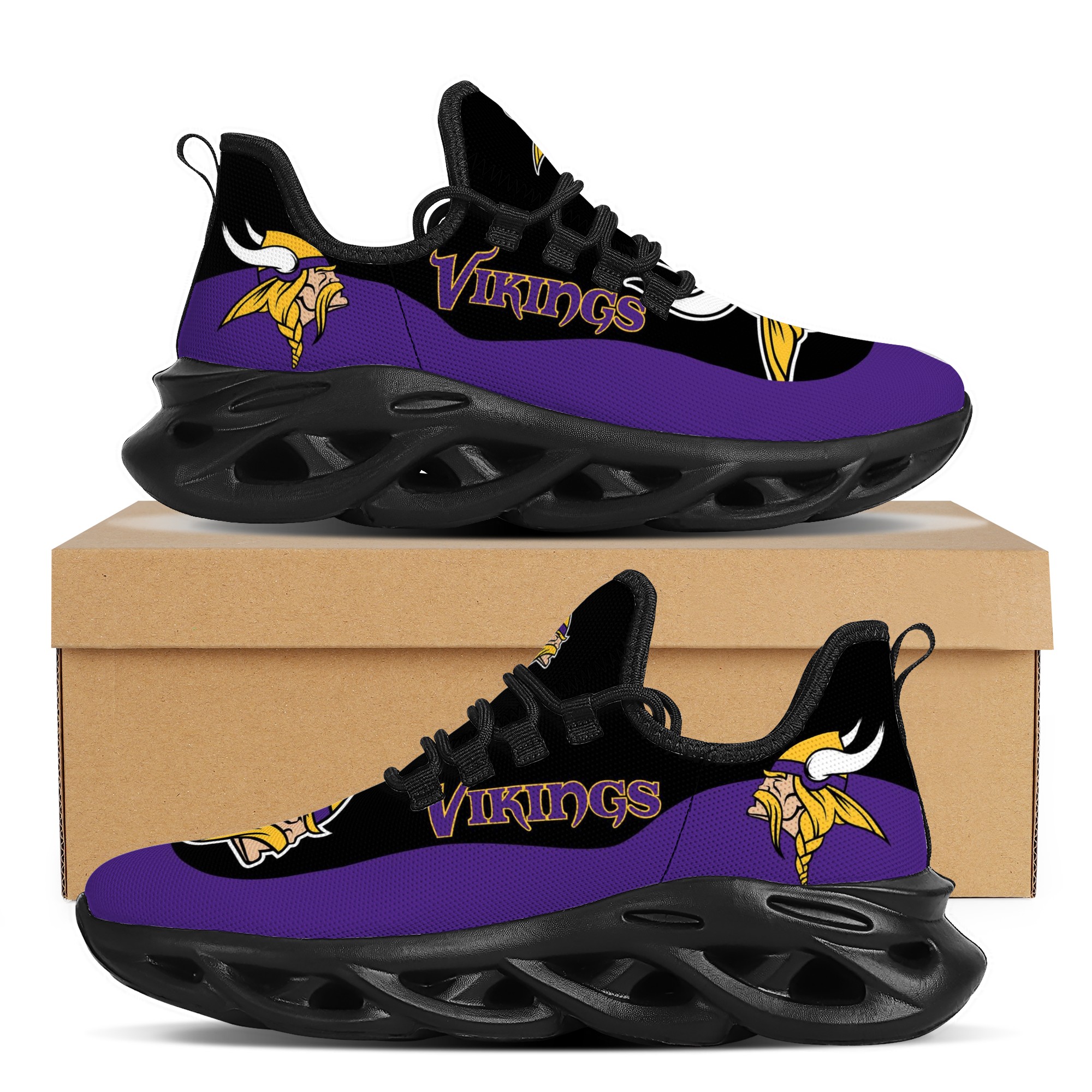 Men's Minnesota Vikings Flex Control Sneakers 001