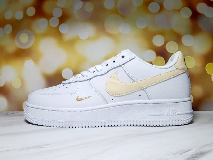 Women's Air Force 1 White/Yellow Shoes 0176 Women's Air Force 1 White/Yellow Shoes 0176