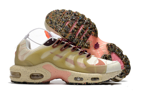 Women's Hot Sale Running Weapon Air Max TN Cream Shoes 0073