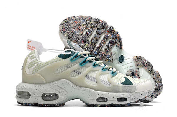 Women's Hot Sale Running Weapon Air Max TN White Shoes 0074
