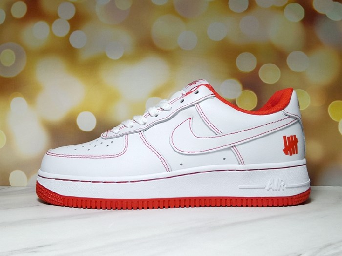Women's Air Force 1 White/Red Shoes 0171 Women's Air Force 1 White/Red Shoes 0171