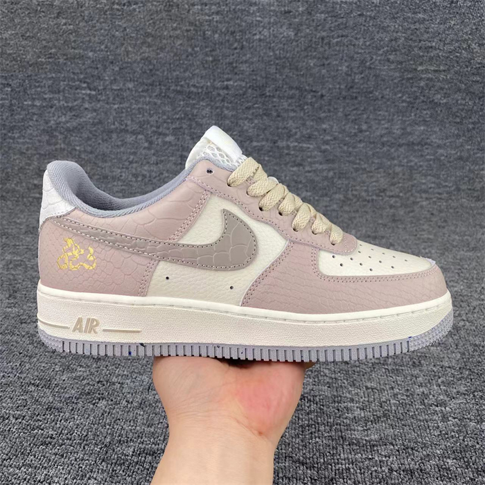Women's Air Force 1 Pink/Cream Shoes Top 0265 Women's Air Force 1 Pink/Cream Shoes Top 0265