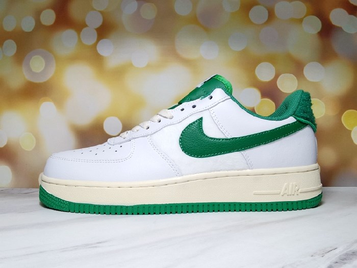 Women's Air Force 1 White/Green Shoes 0181 Women's Air Force 1 White/Green Shoes 0181