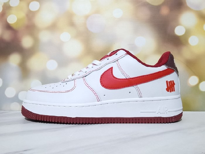 Women's Air Force 1 White/Red Shoes 0192 Women's Air Force 1 White/Red Shoes 0192