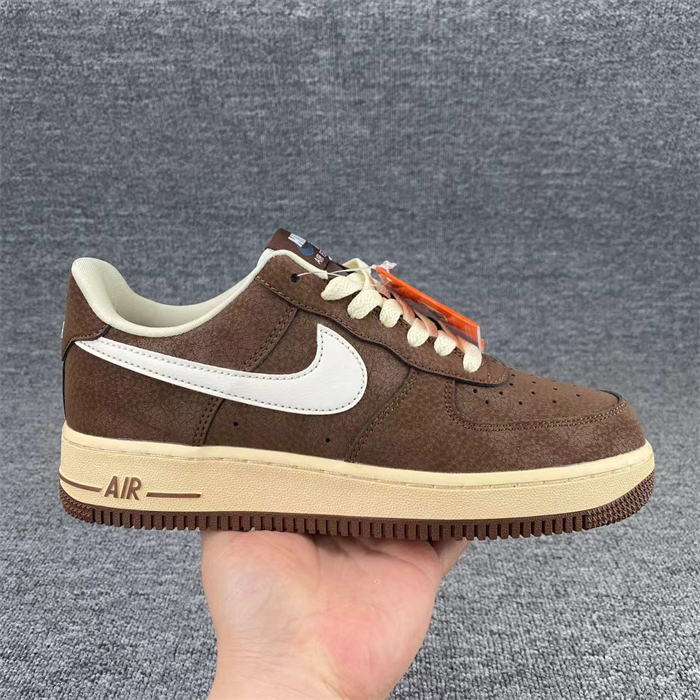 Women's Air Force 1 Brown Shoes Top 0293