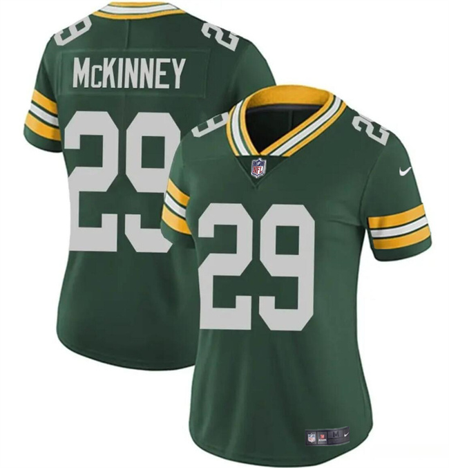 Women's Green Bay Packers #29 Xavier McKinney Green Vapor Untouchable Limited Stitched Jersey(Run Small) Women's Green Bay Packers #29 Xavier McKinney Green Vapor Untouchable Limited Stitched Jersey(Run Small)