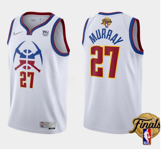Men's Denver Nuggets Active Player Custom White 2023 Finals Earned Edition Stitched Basketball Jersey Men's Denver Nuggets Active Player Custom White 2023 Finals Earned Edition Stitched Basketball Jersey