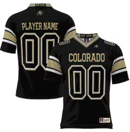 Men's Colorado Buffaloes Active Player Custom Black Stitched Football Jersey Men's Colorado Buffaloes Active Player Custom Black Stitched Football Jersey