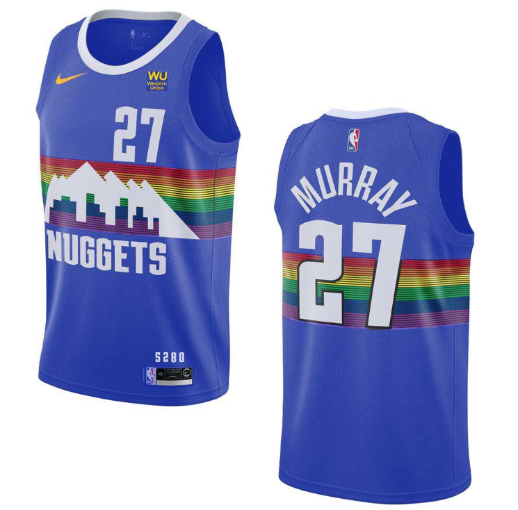 Men's Denver Nuggets Active Player Custom blue 2023 City Edition Stitched Basketball Jersey Men's Denver Nuggets Active Player Custom blue 2023 City Edition Stitched Basketball Jersey