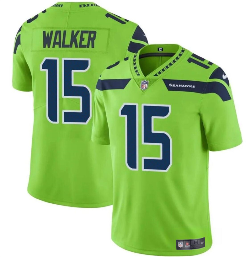 Youth Seattle Seahawks #15 P.J. Walker Green Vapor Limited Stitched Football Jersey Youth Seattle Seahawks #15 P.J. Walker Green Vapor Limited Stitched Football Jersey