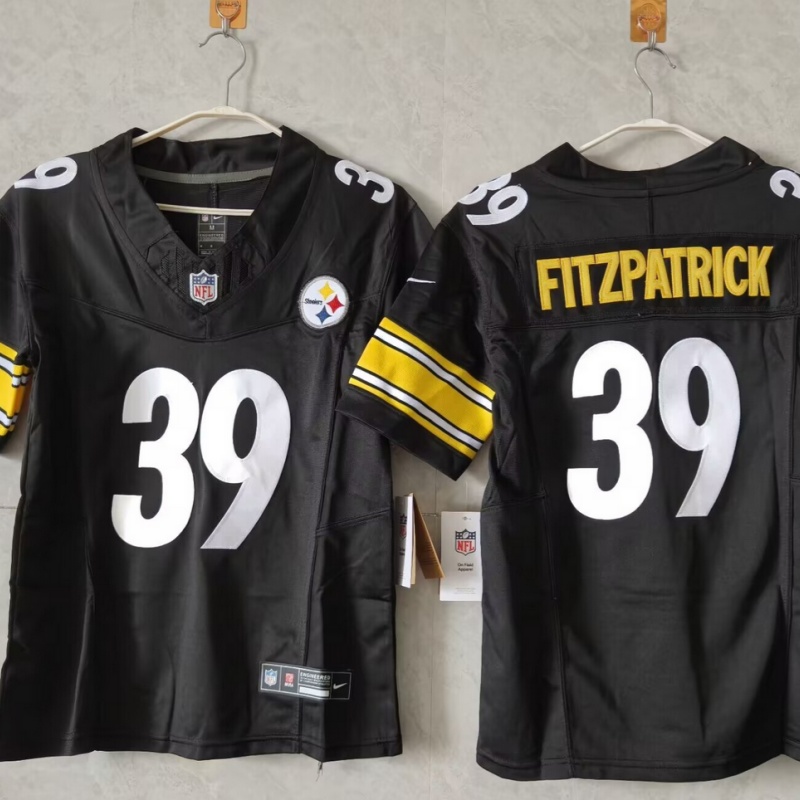 Youth Pittsburgh Steelers #39 Minkah Fitzpatrick Black F.U.S.E. Vapor Untouchable Limited Stitched Football Jersey