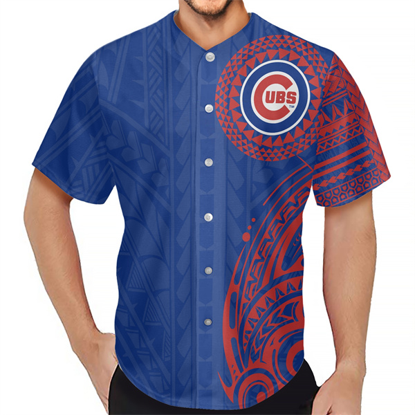 Men's Chicago Cubs Navy Baseball Jersey Men's Chicago Cubs Navy Baseball Jersey