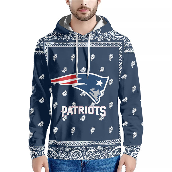 Men's New England Patriots Navy Pullover Hoodie Men's New England Patriots Navy Pullover Hoodie