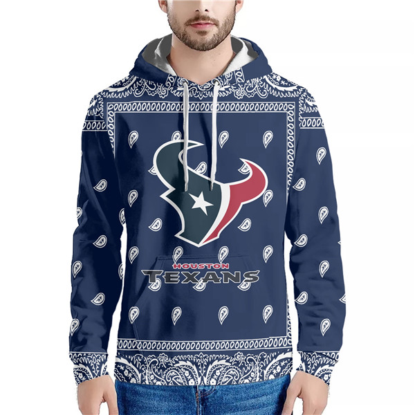 Men's Houston Texans Navy Pullover Hoodie Men's Houston Texans Navy Pullover Hoodie