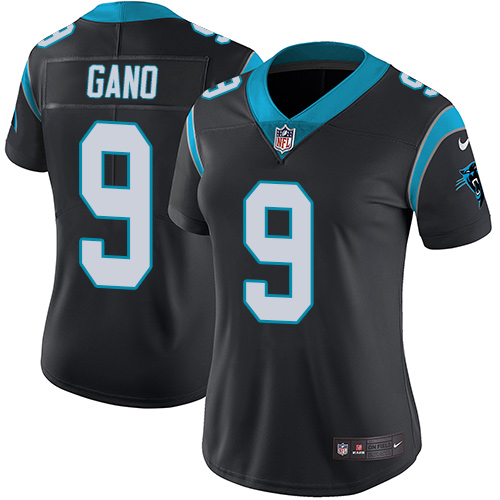 Nike Panthers #9 Graham Gano Black Team Color Women's Stitched NFL Vapor Untouchable Limited Jersey Nike Panthers #9 Graham Gano Black Team Color Women's Stitched NFL Vapor Untouchable Limited Jersey