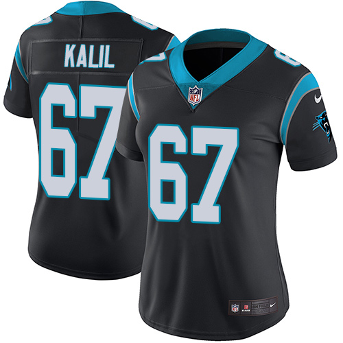 Nike Panthers #67 Ryan Kalil Black Team Color Women's Stitched NFL Vapor Untouchable Limited Jersey Nike Panthers #67 Ryan Kalil Black Team Color Women's Stitched NFL Vapor Untouchable Limited Jersey