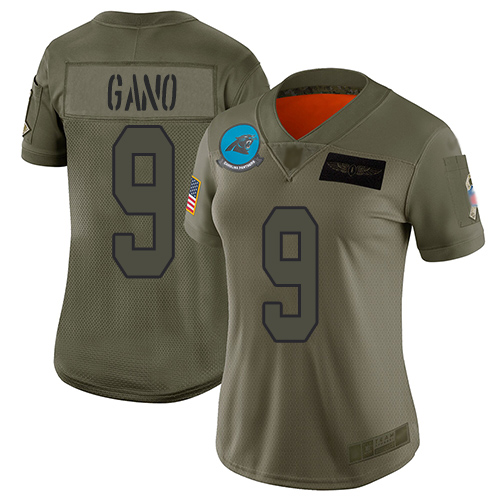 Nike Panthers #9 Graham Gano Camo Women's Stitched NFL Limited 2019 Salute to Service Jersey Nike Panthers #9 Graham Gano Camo Women's Stitched NFL Limited 2019 Salute to Service Jersey