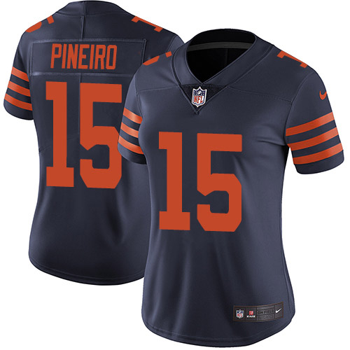 Nike Bears #15 Eddy Pineiro Navy Blue Alternate Women's Stitched NFL Vapor Untouchable Limited Jersey Nike Bears #15 Eddy Pineiro Navy Blue Alternate Women's Stitched NFL Vapor Untouchable Limited Jersey