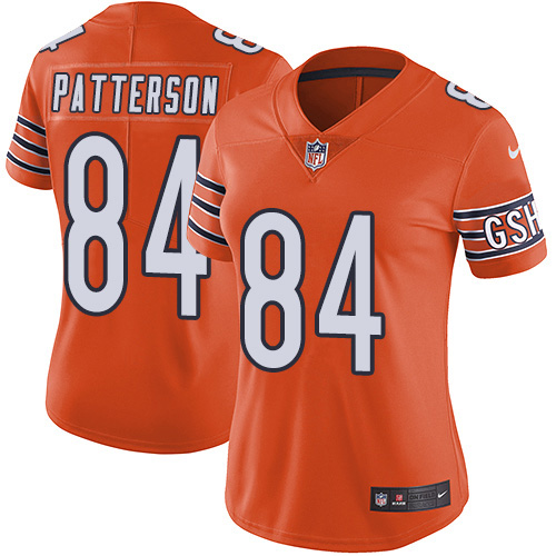 Nike Bears #84 Cordarrelle Patterson Orange Women's Stitched NFL Limited Rush Jersey Nike Bears #84 Cordarrelle Patterson Orange Women's Stitched NFL Limited Rush Jersey