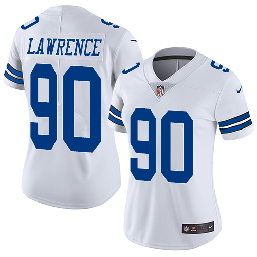 Nike Cowboys #90 Demarcus Lawrence White Women's Stitched NFL Vapor Untouchable Limited Jersey Nike Cowboys #90 Demarcus Lawrence White Women's Stitched NFL Vapor Untouchable Limited Jersey