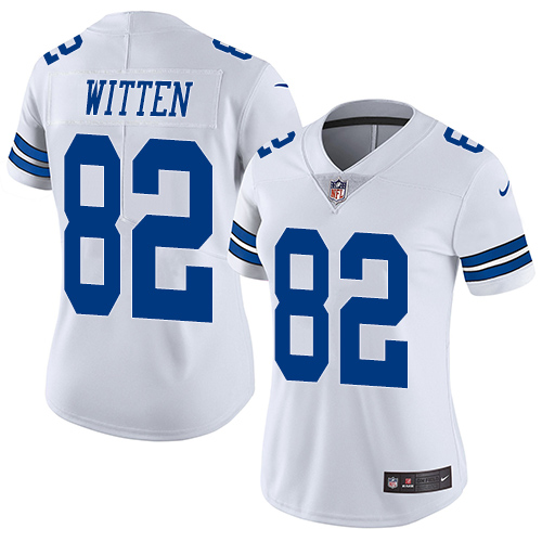 Nike Cowboys #82 Jason Witten White Women's Stitched NFL Vapor Untouchable Limited Jersey Nike Cowboys #82 Jason Witten White Women's Stitched NFL Vapor Untouchable Limited Jersey
