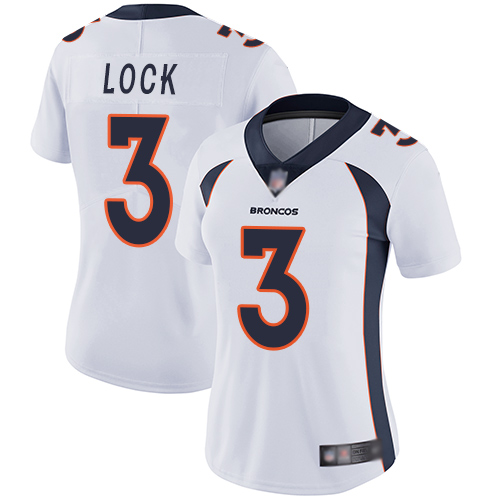 Nike Broncos #3 Drew Lock White Women's Stitched NFL Vapor Untouchable Limited Jersey Nike Broncos #3 Drew Lock White Women's Stitched NFL Vapor Untouchable Limited Jersey