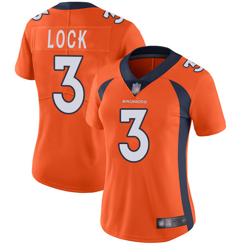 Nike Broncos #3 Drew Lock Orange Team Color Women's Stitched NFL Vapor Untouchable Limited Jersey Nike Broncos #3 Drew Lock Orange Team Color Women's Stitched NFL Vapor Untouchable Limited Jersey