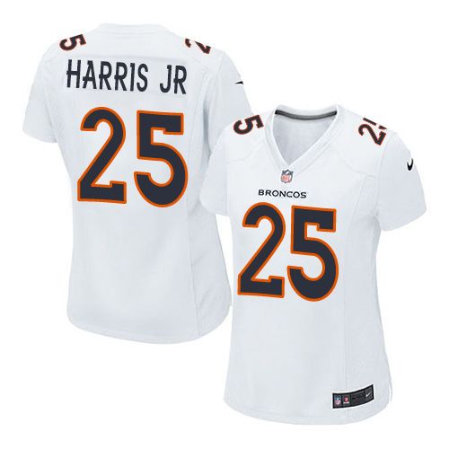 Nike Broncos #25 Chris Harris Jr White Women's Stitched NFL Game Event Jersey Nike Broncos #25 Chris Harris Jr White Women's Stitched NFL Game Event Jersey
