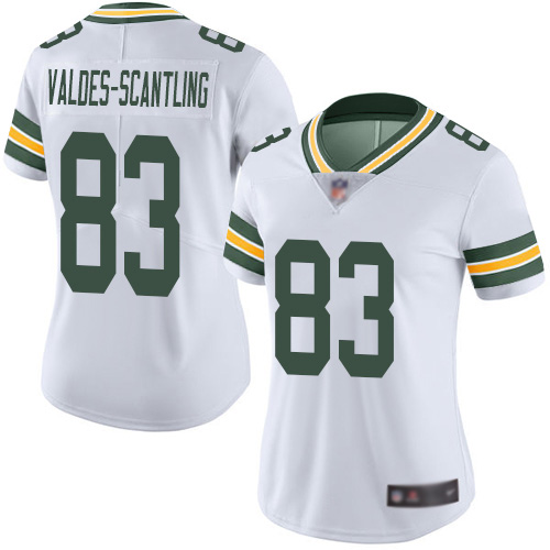 Nike Packers #83 Marquez Valdes-Scantling White Women's Stitched NFL Vapor Untouchable Limited Jersey Nike Packers #83 Marquez Valdes-Scantling White Women's Stitched NFL Vapor Untouchable Limited Jersey