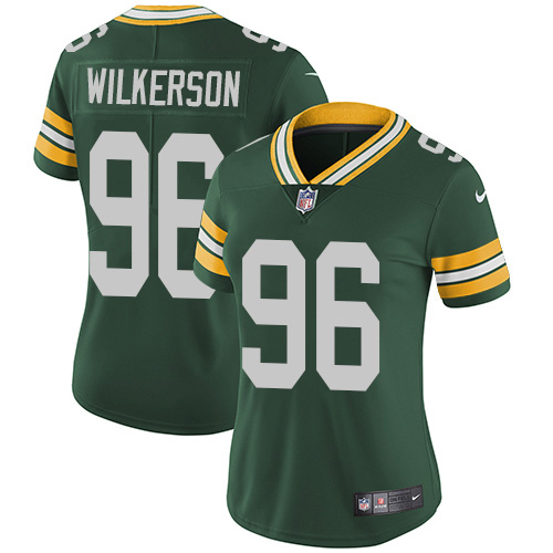 Nike Packers #96 Muhammad Wilkerson Green Team Color Women's Stitched NFL Vapor Untouchable Limited Jersey Nike Packers #96 Muhammad Wilkerson Green Team Color Women's Stitched NFL Vapor Untouchable Limited Jersey