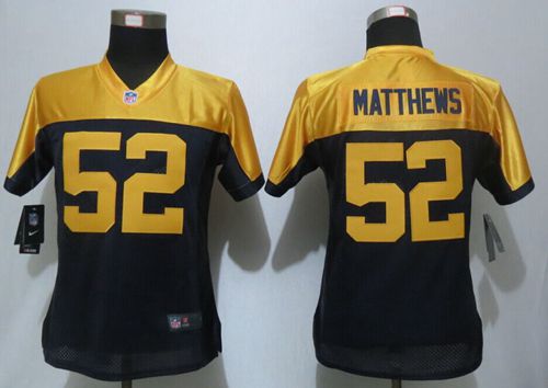 Nike Packers #52 Clay Matthews Navy Blue Alternate Women's Stitched NFL New Limited Jersey Nike Packers #52 Clay Matthews Navy Blue Alternate Women's Stitched NFL New Limited Jersey