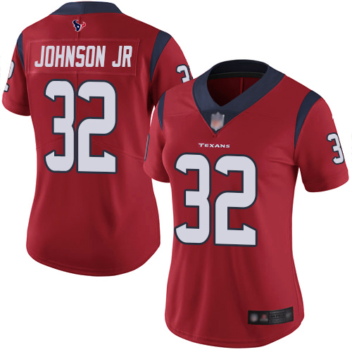 Nike Texans #32 Lonnie Johnson Jr. Red Alternate Women's Stitched NFL Vapor Untouchable Limited Jersey Nike Texans #32 Lonnie Johnson Jr. Red Alternate Women's Stitched NFL Vapor Untouchable Limited Jersey