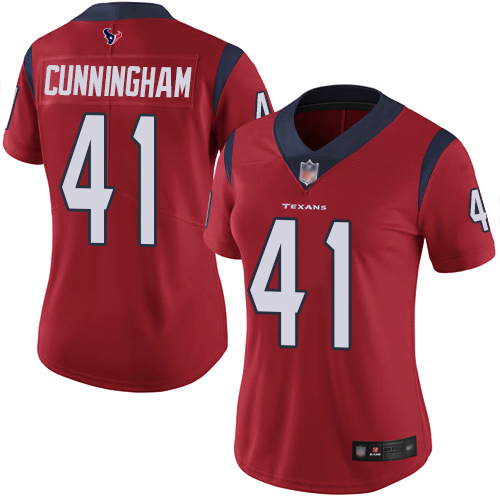 Nike Texans #41 Zach Cunningham Red Alternate Women's Stitched NFL Vapor Untouchable Limited Jersey Nike Texans #41 Zach Cunningham Red Alternate Women's Stitched NFL Vapor Untouchable Limited Jersey