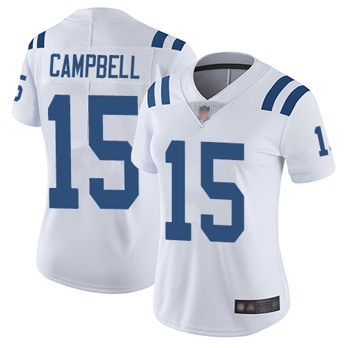 Nike Colts #15 Parris Campbell White Women's Stitched NFL Vapor Untouchable Limited Jersey Nike Colts #15 Parris Campbell White Women's Stitched NFL Vapor Untouchable Limited Jersey