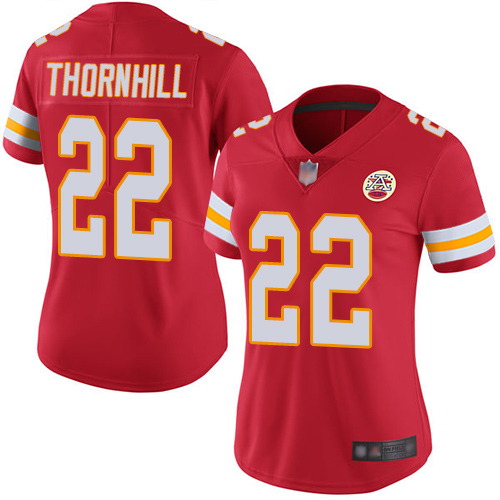 Nike Chiefs #22 Juan Thornhill Red Team Color Women's Stitched NFL Vapor Untouchable Limited Jersey Nike Chiefs #22 Juan Thornhill Red Team Color Women's Stitched NFL Vapor Untouchable Limited Jersey