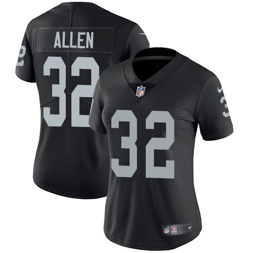Nike Raiders #32 Marcus Allen Black Team Color Women's Stitched NFL Vapor Untouchable Limited Jersey Nike Raiders #32 Marcus Allen Black Team Color Women's Stitched NFL Vapor Untouchable Limited Jersey